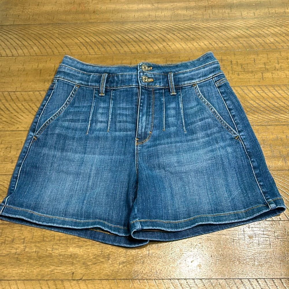 White House Black Market Blue Jean Shorts